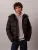 Calvin Klein Gewatteerde jas LS NYLN ZP OFF HD DW