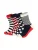 Happy Socks Sokken  navy / rood / wit