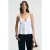 Cami-blouse met kanten V-hals