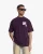 Croyez Homme Botanique T-shirt Crb30026057 Print T-shirts 45004 Burgundy