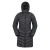 Mountain Warehouse Dames/Dames Florence lange gewatteerde jas (Zwart)