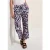 Cecil Dames Broek met gedessineerde Wide Legs in Wit