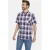 Babista regular fit gestreept overhemd Plus Size – donkerblauw