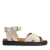 Manfield suède sandalen beige