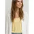 Street One Dames Lichtgewicht Langam-jack in linnenlook in Wit
