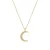 Luxeketting met glanzende zirkonia 18K goud afwerking – Deoko