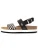 Bayton Sandaal ‘Almeria’  ecru / bruin / zwart / wit