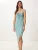 Happiness İstanbul Zomerjurk  jade groen / wit