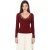 Blouse met V-hals en kanten details