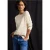Street One Dames Zachte trui met structuur in Beige