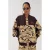 HARPER & YVE katoenen camouflage bomberjack met patches – geel