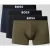 Boss Trunks met elastische label in band model ‘MICRO ONE’