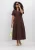 Co'Couture Midi Jurk Dames Elaracc Wrap Ss Dress,