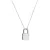 Luxenter 925 Sterling zilveren gerhodineerde halsketting – Imlor