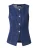 PIECES Bodywarmer ‘PCFABIA’  blauw denim