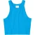Closed Cropped Racer Top T-shirts Lake Blue