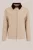 WE Fashion – Heren jack met corduroy kraag – Regular fit – Greige –