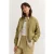 Bugatti Damen Blouson van licht glanzende buitenstof