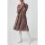 French Connection Pf Faith Fil Coupe Dress Bitter Choc/satsuma