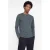 JACK & JONES regular fit longsleeve met logo – grijsblauw