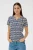 Kaffe Shirt ‘Abella’  nachtblauw / wit