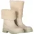 Summum Woman Leather Boots Teddy White