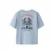 NAME IT KIDS T-shirt met backprint lichtblauw