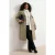 Trendyol Curve Dames Donkerblauw Effen Oversized Grote maten Trenchcoats