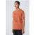 No Excess T-shirt Crewneck Print Garment Dyed Papaya