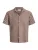JACK & JONES Overhemd ‘JORMONTAUK’  wijnrood / wit