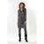EsQualo Dress Sequins Scattered Illusion Print