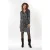 EsQualo Dress Sequins Scattered Illusion Print