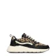 POSH by Poelman CHARLIE chunky sneakers met panterprint zwart/beige