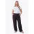 Colourful Rebel Curve wollen straight leg broek – donkerrood