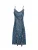 Desigual Jurk  blauw / wit