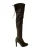 Stuart Weitzman Highland Over The Knee Laarzen in Grijs Suède