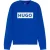 Hugo Heren Niero Logo Crew Neck Sweatshirt (Blauw)