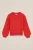 WE Fashion – Meisjes gebreide trui – Regular fit – Felrood –