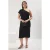 Curve Dames Rechte Midi Mouwloze Casual/Dagelijkse Aansluitende Jurk Plus Size