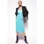 PINKO La Carlota Abito Enver Satin Crepe + Lucido Light Blue-navy
