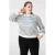 MS Mode gestreepte sweater wit