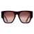 Chloe Square Dames Donker Havana Bruin Gradient CH0233S