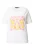 Ulla Popken Shirt  geel / rosa / offwhite