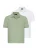 Antioch Shirt  mintgroen / wit
