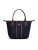 TOMMY HILFIGER Handtas  donkerblauw / karamel / knalrood / wit