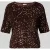 Pieces Blousetop met all-over pailletten