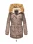 Navahoo Dames Winterjas B399 – Warm, Waterafstotend & Met Afneembare Bontkraag