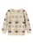 Lil’Atelier Trui  ivoor / bruin / roestrood