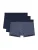 HOM Boxershorts ‘John #2’  navy / lichtblauw