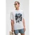 Oversized T-shirt met print en ronde hals